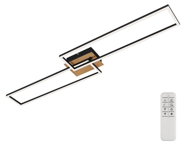 Brilo - LED Stmívatelný přisazený lustr FRAME 2xLED/20W/230V 2700-5000 + DO