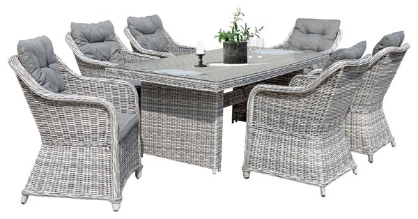 ZAHRADNÍ JÍDELNÍ SET, kov, plast, sklo, textil Ambia Garden