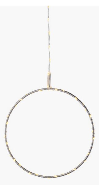 Svítící dekorace Liva Circle Silver 20 cm Sirius
