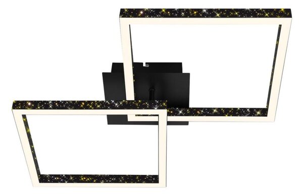 Brilo - LED Stmívatelný přisazený lustr FRAME 2xLED/9W/230V