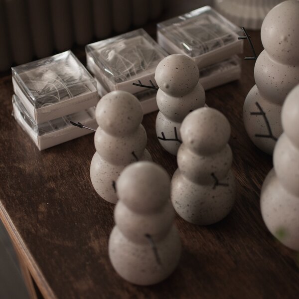 DBKD Keramický sněhulák Snowman Mole Dot - Small DK265