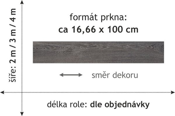 Beaulieu International Group, PVC podlaha - lino Master X 2963, na míru, šíře 3m, šedá, pvc, chodba / předsíň