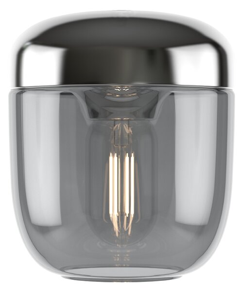 Závěsné svítidlo Acorn Amber Smoked Steel Umage