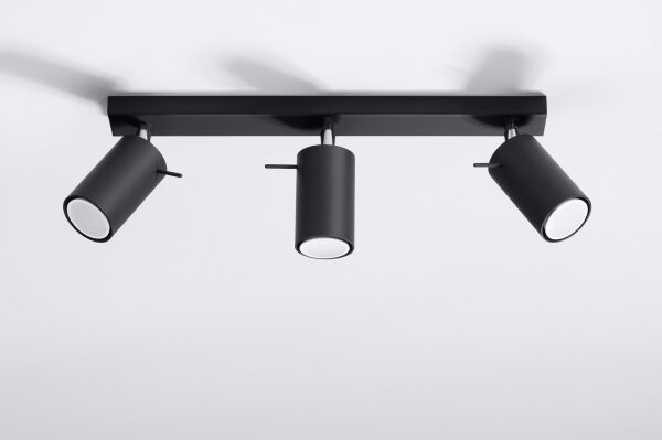 Brilagi - LED Bodové svítidlo ASMUS 3xGU10/7W/230V černá