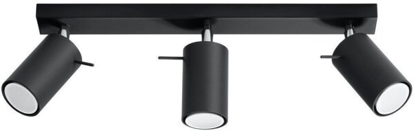 Brilagi - LED Bodové svítidlo ASMUS 3xGU10/7W/230V černá