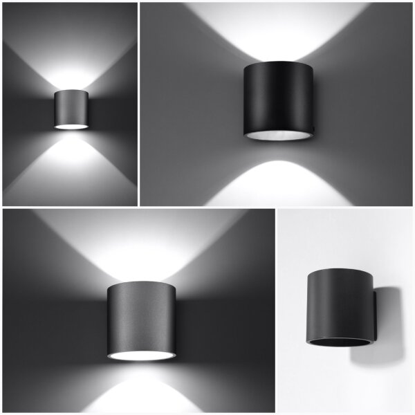 Brilagi - LED Nástěnné svítidlo FRIDA 1xG9/4W/230V černá