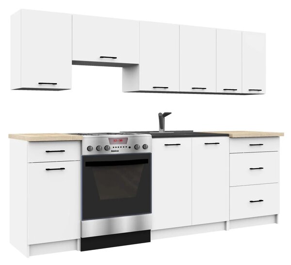 Závěsná kuchyňská skříňka 80 cm VERMINA - bílá