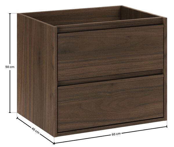 Comad Koupelnová skříňka pod umyvadlo Viola Villa 60 ořech villa