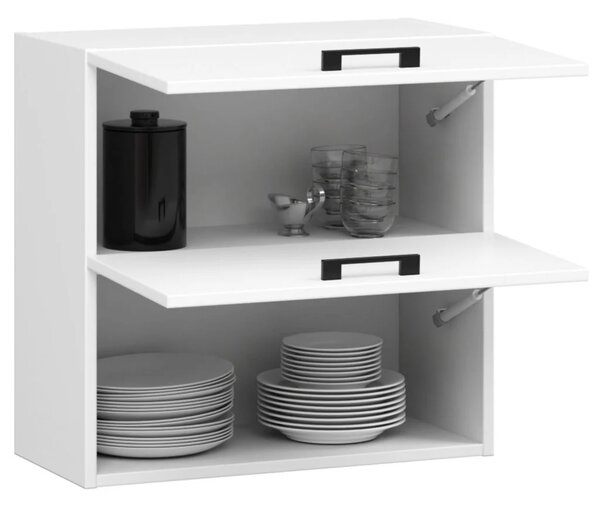 Horní závěsná kuchyňská skříňka 60 cm VERMINA - bílá
