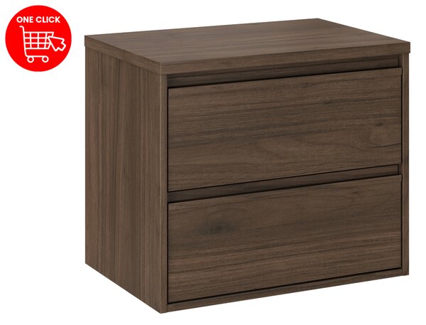 Comad Koupelnová skříňka pod deskové umyvadlo Viola Villa 60 walnut villa