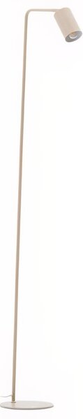 Béžová kovová stojací lampa Kave Home Manie 147 cm
