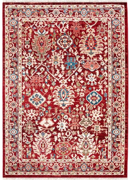 Makro Abra Kusový koberec RIVOLI EF61A Klasický červený Rozměr: 80x150 cm