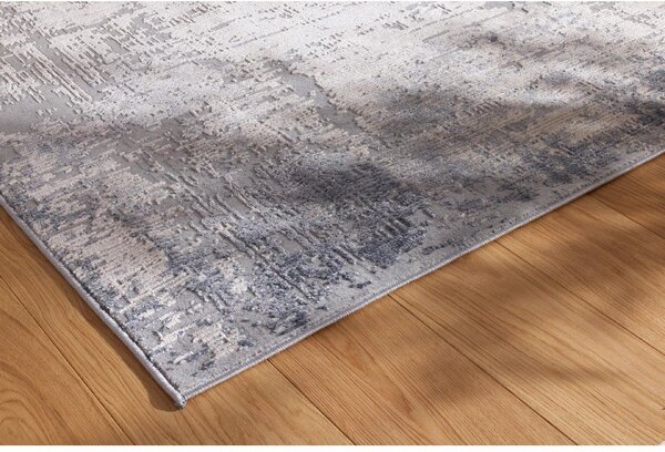 Kobercový ráj Moderní kusový koberec abstraktní Pula Ember šedý Rozměr: 100x150 cm