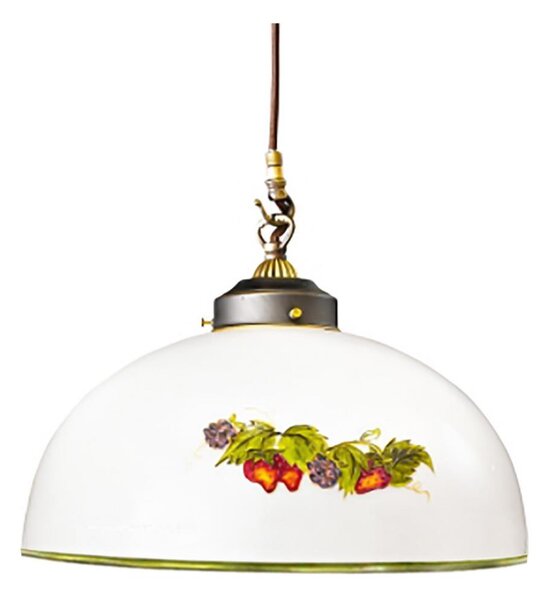 Kolarz 731.30.121 - Lustr na lanku NONNA 1xE27/75W/230V pr. 20 cm víno/jahody