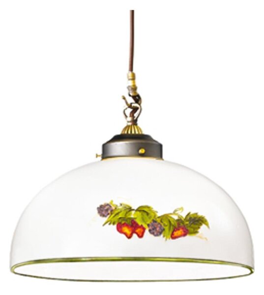 Kolarz 731.30.136 - Lustr na lanku NONNA 1xE27/75W/230V pr. 30 cm víno/jahody