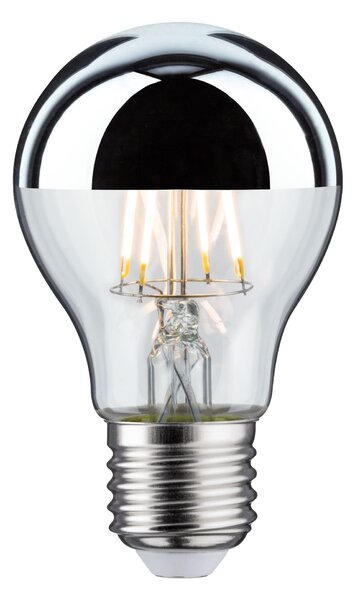 P 5065 Sada LED žárovka E27 230V 3x6,5W 2700K zrcadlový svrchlík stříbrná - PAULMANN
