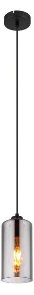 Globo 21002H - Lustr na lanku OLLY 1xE27/25W/230V pr. 11 cm černá