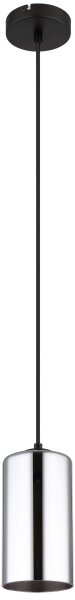 Globo 21002H - Lustr na lanku OLLY 1xE27/25W/230V pr. 11 cm černá