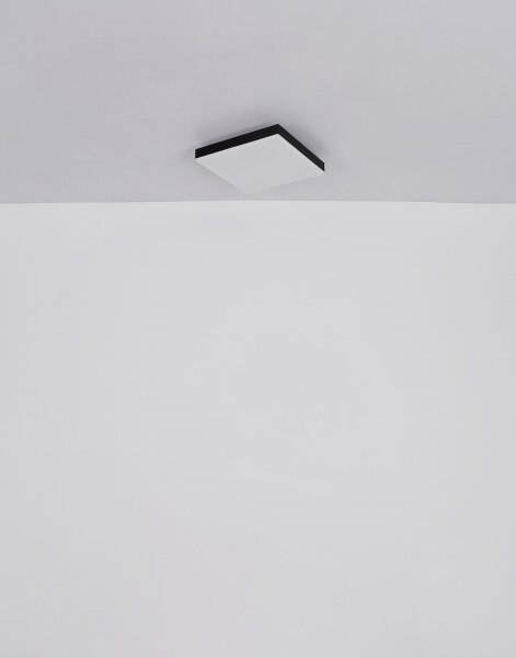 Globo 41594D1 - LED Stropní svítidlo DORO LED/18W/230V 30x30 cm černá