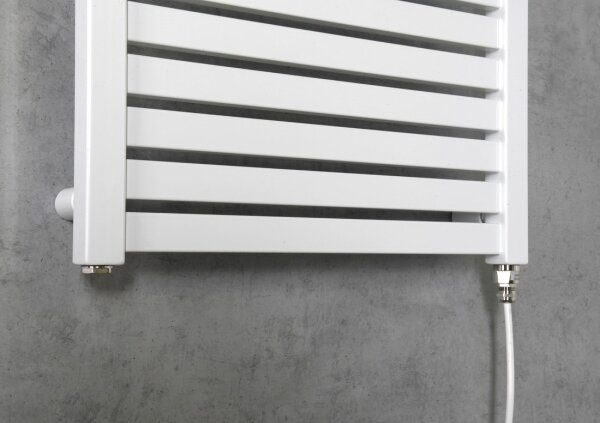 Aqualine - Koupelnový elektrický radiátor TONDI-E 300W/230V 97 cm bílá