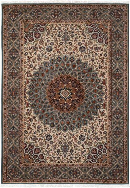 ORIENTÁLNÍ KOBEREC, 170/240 cm modrá, krémová Cazaris - Orientální koberce