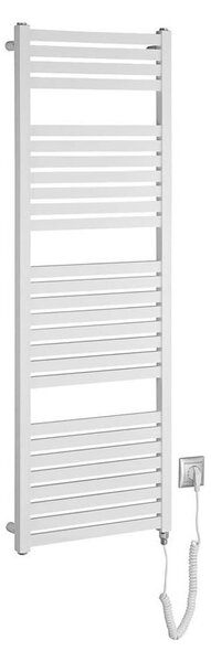 Aqualine - Koupelnový elektrický radiátor TONDI-E 500W 133x45 cm bílá