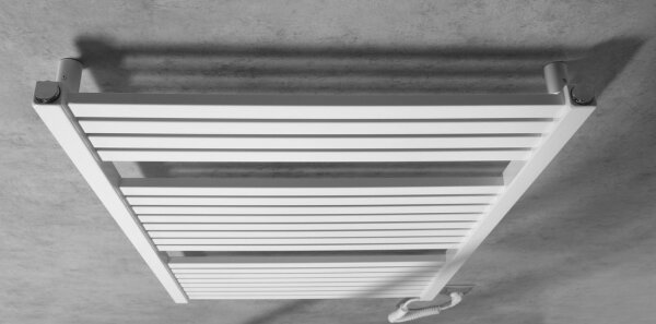 Aqualine - Koupelnový elektrický radiátor TONDI-E 400W 97x60 cm bílá