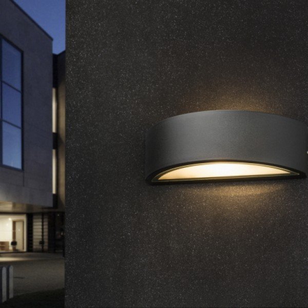 Venkovní svítidlo LESA nástěnná černá 230V E27 26W IP54 - RED - DESIGN RENDL