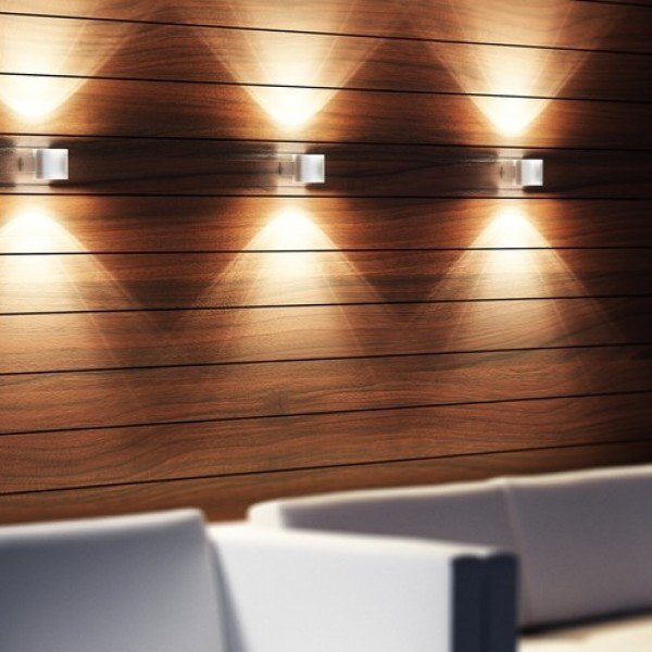 Venkovní svítidlo MOIRE II aluminum sklo 230V G9 25W IP54 - RED - DESIGN RENDL