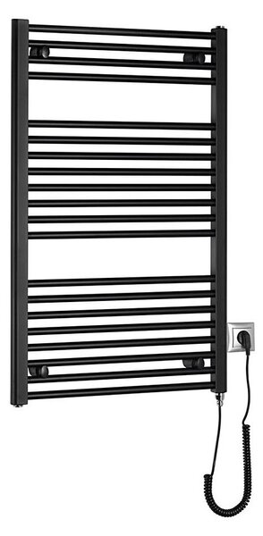 Aqualine - Koupelnový elektrický radiátor DIRECT-E 400W 96x60 cm matná černá