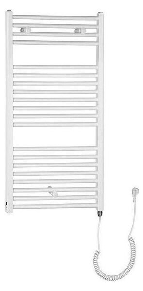 Aqualine - Koupelnový elektrický radiátor DIRECT-E 300W 96x45 cm bílá