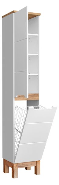 Comad Doplňková koupelnová skříňka vysoká Bali White 35 bílá