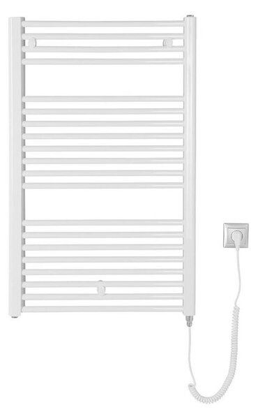 Aqualine - Koupelnový elektrický radiátor DIRECT-E 400W 96x60 cm bílá
