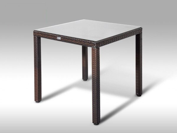 LTC stůl Orlando 80x80cm hnědý