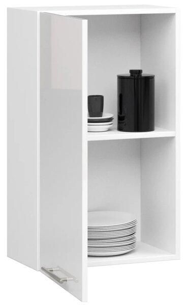 Horní kuchyňská skříňka 50 cm VERMINA - bílá / bílá lesklá