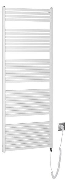 Aqualine - Koupelnový elektrický radiátor TONDI-E 800W 169x60 cm bílá