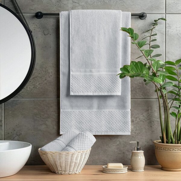 FROTÉ RUČNÍK IBIZA2 50X90 CM STŘÍBRNÁ