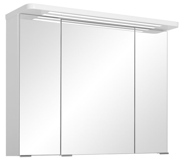 Zrcadlová skříňka s LED osvětlením Glen, 62 × 80 × 24 cm