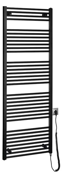 Aqualine - Koupelnový elektrický radiátor DIRECT-E 800W 168x60 cm matná černá
