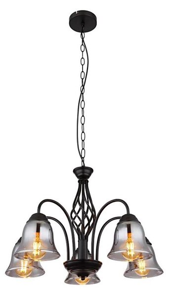 Globo 60298-5H - Lustr na řetězu GONNY 5xE27/60W/230V