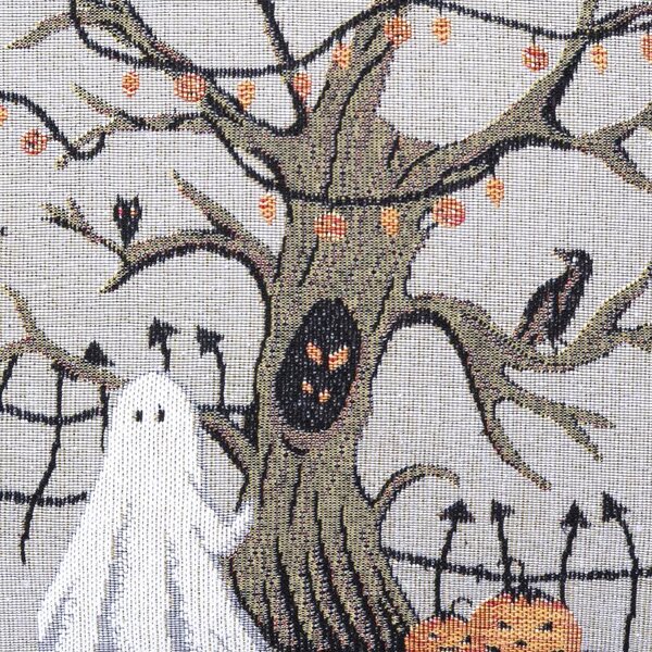 Povlak MOTIV halloween-duch šedočerná 45 x 45 cm