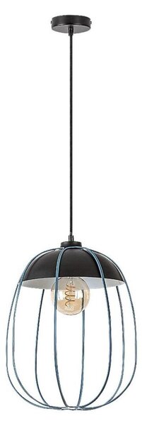 Rabalux 72024 - Lustr na lanku SVENS 1xE27/60W/230V černá/modrá