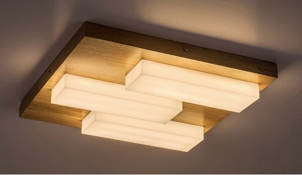 Rabalux 71142 - LED Stropní svítidlo KONTE LED/30W/230V dub
