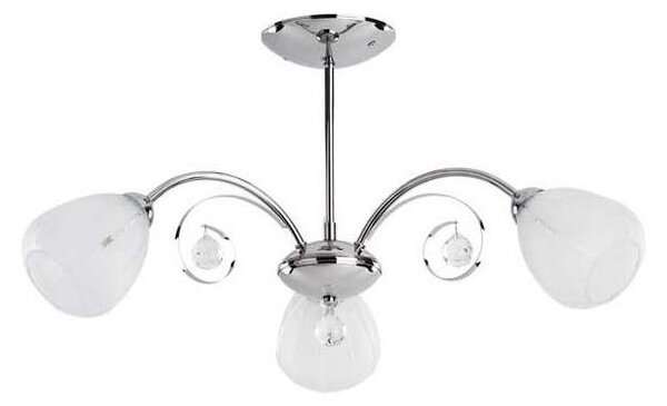 Přisazený lustr APOLLO 3xE14/10W/230V lesklý chrom