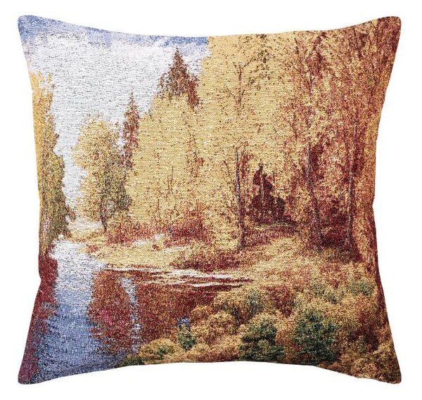 Povlak MOTIV gold trees okrová 45 x 45 cm