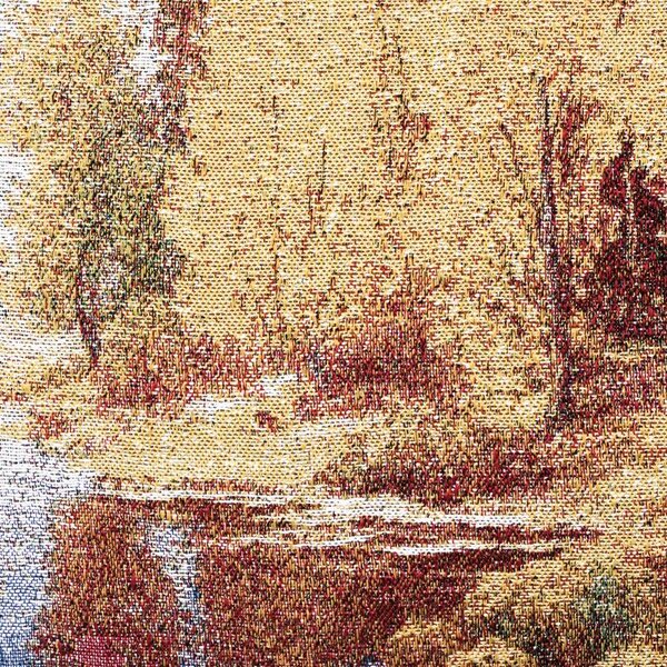 Povlak MOTIV gold trees okrová 45 x 45 cm
