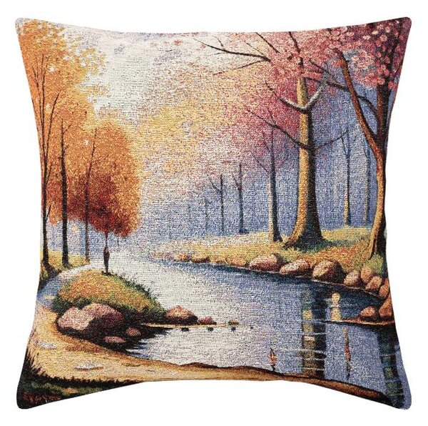 Povlak MOTIV river okrovomodrá 45 x 45 cm