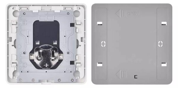 Vypínač 4-tlačítkový GoSmart 1xCR2430 Tuya bílá