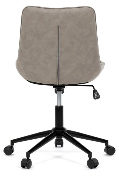 Vikio Pracovní set - pracovní stůl s regálem dub + béžová pracovní židle VPS100D-125L