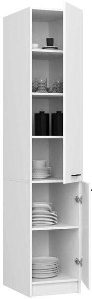 Vysoká kuchyňská skříň 40 cm VERMINA - bílá
